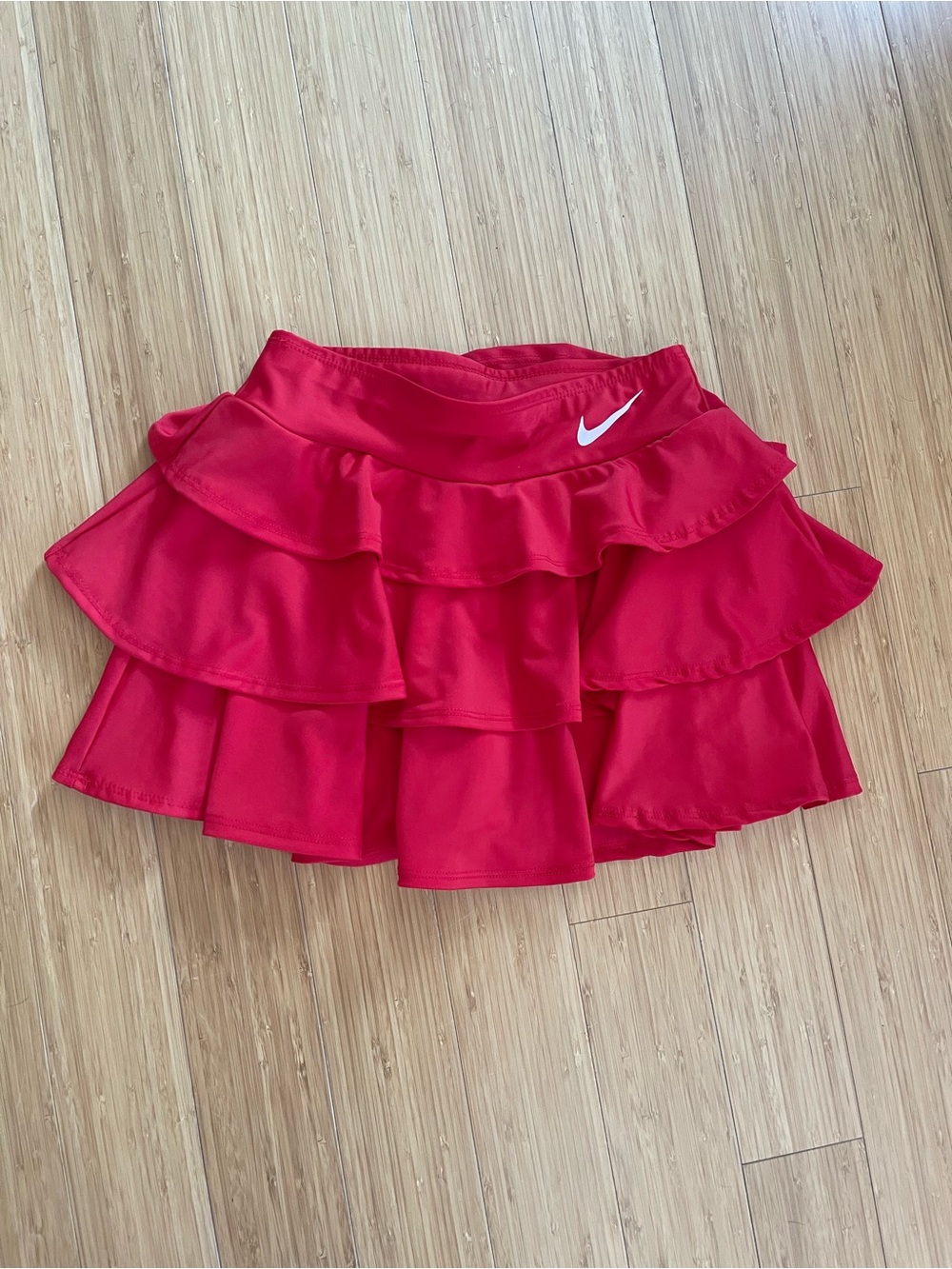 Red Nike shirt/skort small